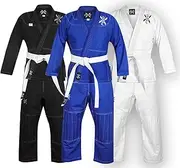 [FightX] BJJ Gi for Men & Women Brazilian Jiu Jitsu GI Lightweight Suit with Free Belt