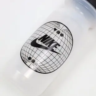 【NIKE 耐吉】水壺 Big Mouth Bottle 2.0 白 黑 大嘴巴 戶外 運動 自行車 水瓶(N000004391-022)