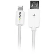 StarTech 10 ft Long White Apple Lightning to USB Cable iPhone iPod iPad - USBLT3MW