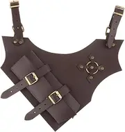 Perfeclan Medieval Sword Frog Belt Hanger Scabbard Medieval Sword Dagger Frog for Theme Party, Brown