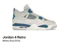 Air Jordan 4 Retro Military Blue (2024) - (11.5M - 13M)