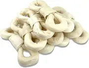 It's Treat Time Dog Rawhide Tug 25cm (10 Pack) - Long-Lasting Dog Treats, Dental Chews for Dogs, Teeth Cleaning, Tartar Control, Oral Health