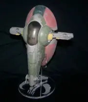 acrylic display stand for the Star Wars Micro Galaxy Squadron Slave I Starship
