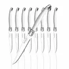 [Set of 8] Steak Knives, Hailingshan Serrated Stainless Steel Dishwasher Safe...