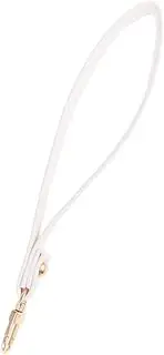 TEHAUX Stylish Pu Leather Wristlet Strap for Women Keychain Hand Strap Wrist Lanyards White Purse Wrist Lanyards Replacement