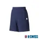 【K-SWISS】棉質短褲 Solid Logo Shorts-女-藍(196119-426)