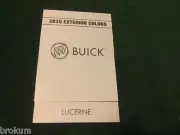 MINT 2010 BUICK EXTERIOR PAINT COLORS LUCERNE NEW (BOX 712)