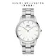 Daniel Wellington 手錶 Iconic Link 36mm/40mm精鋼錶 耀目亮銀(DW00100203 DW00100341)/ 40mm