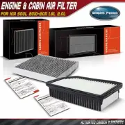 Engine & Activated Carbon Cabin Air Filter for Kia Soul 2010-2011 1.6L 2.0L (for: Kia)