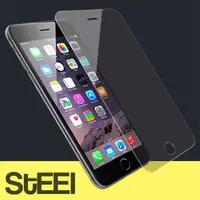 在飛比找PChome24h購物優惠-STEEL iPhone 6 Plus頂級抗磨防污鏡面鍍膜防