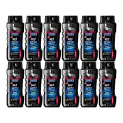 Lucky 3-in-1 Shampoo, Conditioner, Body Wash - Cool Water, 12oz (Pack of 12)