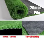 20mm Pile Synthetic Grass Artificial Turf Fake Lawn Spring grass Plant - 10SQM