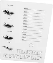 KAILIKETIY Eyelash Grafting Practice Tray Acrylic Lash Display Holder for Extensions Lash Organizer for Professionals Beauty Salons