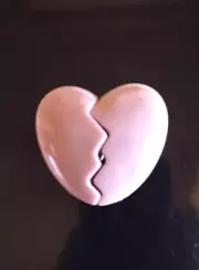 NEW 2Pcs Pink Heart Toilet Tank Button Toilet Button Pusher Toilet Replacement