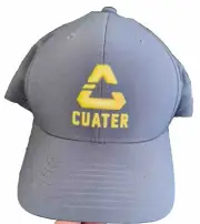 Travis Mathew Cuater Golf Flexfit Tech 110 I One Ten Gray Snapback Hat NEW (K)