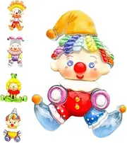 Tofficu Scrapbooking Charms 5pcs Clown Resin Charms Flatback for DIY Crafts Jewelry Making
