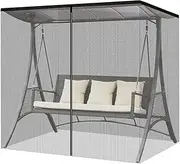 Outdoor Patio Netting - Outdoor Porch Swing Net | Patio Netting, Garden Shade moskuito Nets Porch Nets Screen, Mosquitoes Curtains for Patio, Garden Pavilion