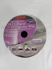 RCA 50 Feet Digital 14 AWG Speaker Wire DT50SW4 New Old Stock