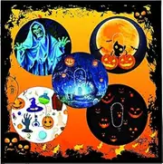 ROCKADEX - Dexcom G6 Halloween Theme precut Adhesive Patches, 5 Pack.