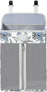 Diaper Stacker Organizer, Crib Caddy Storage, Hanging Nursery Bag, Multi Pocket Design, Space Saving Structure, Ideal for Bassinet Changing Table Crib, 16.93x10.24x7.09 inches
