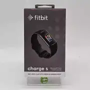 New Fitbit Charge 5 Activity Tracker FB421BKBK