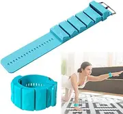 MRDLKNX Set of 2 Adjustable Wrist & Ankle Weights, Silicone Weighted Bracelet Set, Leg Weight Straps for Exercise Walking Jogging Yoga Pilates