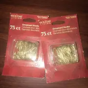 Holiday Living 75ct Ornament Hooks Lot 2