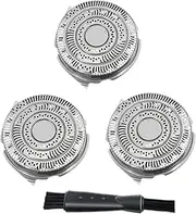 3Pcs HQ9 Replacement Head Razor Blade，Compatible for Philips，Shaver HQ9100 HQ9190 HQ9070 HQ9170 HQ9020 HQ8160 HQ8250 HQ9090