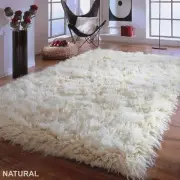 ULTRA-PLUSH FLOKATI RUGS | FLUFFY 4.5" ORGANIC WOOL PILE | EXCELLENT QUALITY