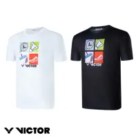 在飛比找momo購物網優惠-【VICTOR 勝利體育】四格羽球 T-Shirt 中性款(