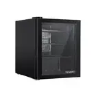 Devanti 46L Bar Fridge Glass Door Mini Countertop Freezer Fridges Bottle Cooler