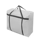 riin 1x Medium Home Storage Bag Waterproof Clothes Quilt Organizer for Moving House Luggage Xmas Christmas Tree Model #35 Grey