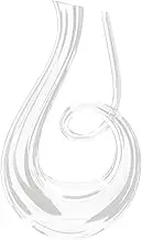 OFFSCH Elegant Wine Decanter Aerator 1300ml Lead Crystal Red Wine Aerator Carafe for Bars Kitchens