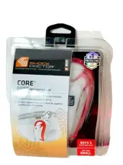 New Shock Doctor Boys Core Brief w/ Bio Flex Cup White Sz Small Waist Size 22-24