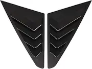 Rear Side Window Louvers, Scoop Louvers Cover Blinds for MG 5 MG5 2021 Car Exterior Accessories, Matte Black Style