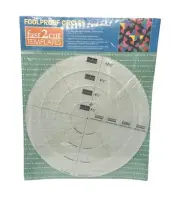 Perfect Circles 4 Sizes Plastic Templates by Barbara Barber Quilting Foolproof