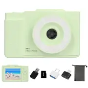 Digital Camera With 180 Degree Flip Screen 16X Digital Zoom Camera With 32G Memory Card-Green