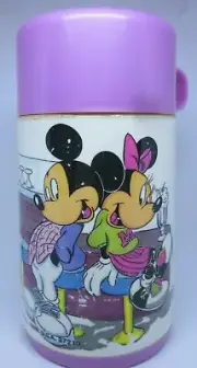 Vintage Collectors 1980s Mickey Mouse Minnie Mouse Aladdin Thermos