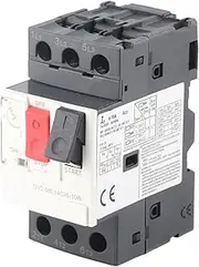 Baxnore Motor Circuit Breaker, ABS Overload Short Circuit Protect 35 mm Guide Rail Mounting, Motor Circuit Protector Circuit Breaker for Motor Applications (GV2-ME14C 6-10A)