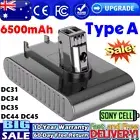6500mAh 22.2V for Dyson DC35 Battery DC31 Type A DC34 DC44 DC45 Animal Vacuum AU