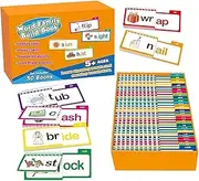 Read and Rhyme Book, Interactive Word Family Activity, Phonics and Letter Sounds, Sight Word Builder, Fun Educational Game Engaging, Skill Boosting Learning for Kids, 9.84 x 6.69 inches