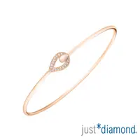 在飛比找誠品線上優惠-【Just Diamond】女神之吻系列 18K玫瑰金鑽石手