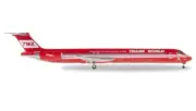 New! Herpa 530323 TWA McDonnell Douglas MD83 N948TW Limited Ed. - 1:500 diecast