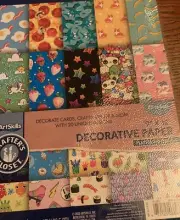 Art Skills Decorative Scrap Booking Papers.