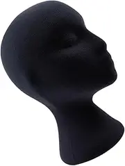 LOORGVEL Wig Display Stand Lightweight Mannequin Head for Hats Wigs Portable Support for DIY Decoration Smooth Surface to Protect Caps for Displaying Organizing
