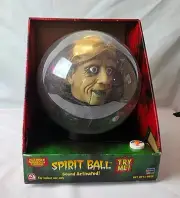 Vintage Gemmy Spirit Ball 14” “Head Moves” Sound Activated Fortune Teller NEW