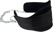 Belt Squat,Weightlifting Dip Belt with Steel Chain - Heavy-Duty Strength Training Accessories for Pull-Up Powerlifting Bodybuilding
