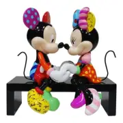 NEW Official Disney Figurine Mickey & Minnie Mouse Love Collectable Britto Decor