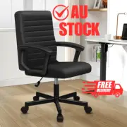 ALFORDSON Office Chair with Height Adjustable Gas Lift Holt Series PU Leather