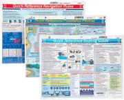 Waterproof Boating Quick Reference Cards Bundle - Navigation 125, Coastal Pil...